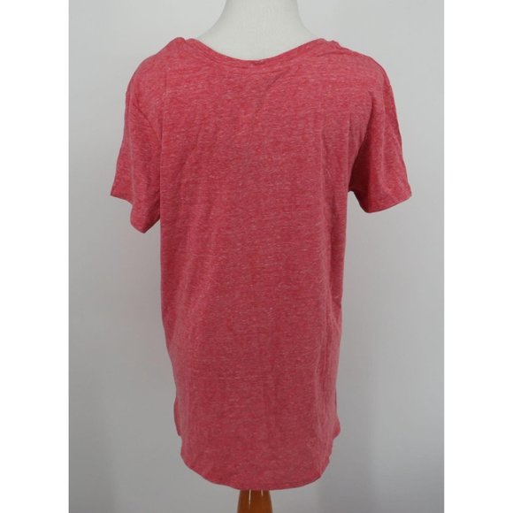 State Of Mine Womens Red T-Shirt Large Tri Blend Fabric NWT - Picture 4 of 4